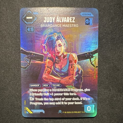 Cyberpunk tcg judy - cyberpunk, –